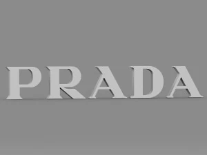 prada logo 3D Model