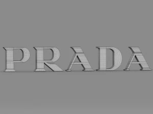 prada logo 3D Model