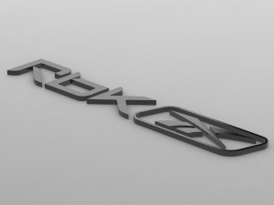 rbk logo 3D 模型