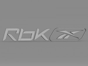 rbk logo 3D 模型