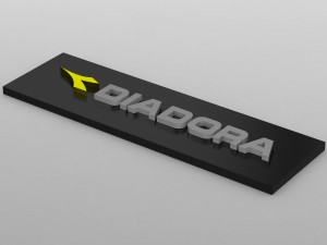 diadora logo 3D-Modell