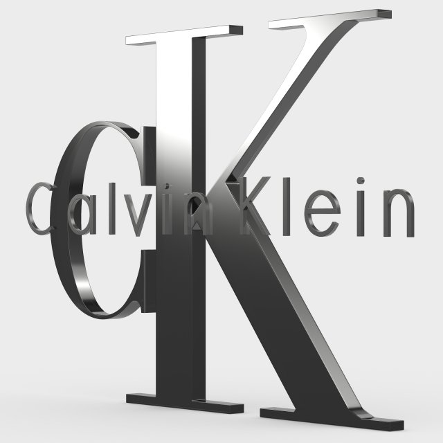 STL file Calvin Klein Logo 🚩・3D printing idea to download・Cults