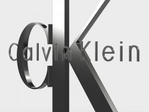 calvin klein logo 3D Model