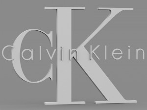 calvin klein logo 3D Model