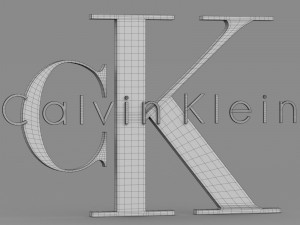 calvin klein logo 3D Model