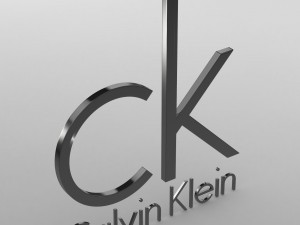 calvin klein logo 2 Model 3D