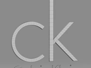 calvin klein logo 2 3D Model