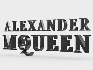 alexander mcqueen logo Modelo 3D