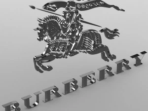burberry logo 3D Model