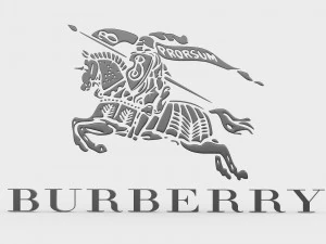 burberry logo 3D Model