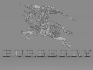 burberry logo Modelo 3D
