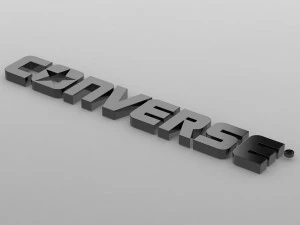 converse logo 3D Model