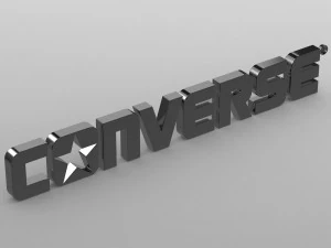 converse logo 3D Model