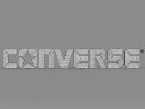 converse logo 3D Model