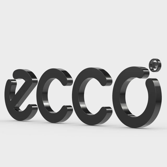 logotipo ecco Modelo 3D .c4d .max .obj .3ds .fbx .stl .blend 