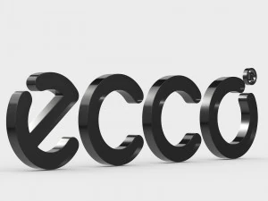 logotipo ecco Modelo 3D