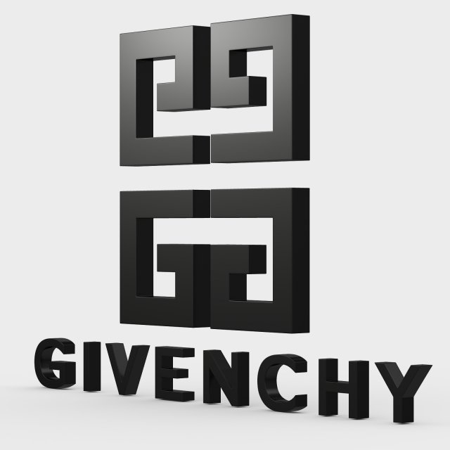 givenchy logo 3D Model in Other 3DExport