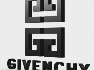 givenchy logo Modelo 3D