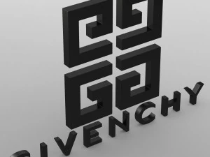 givenchy logo 3D Model