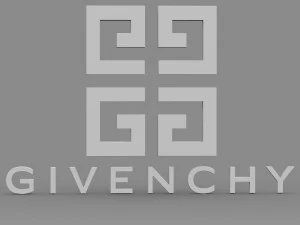 givenchy logo 3D Model