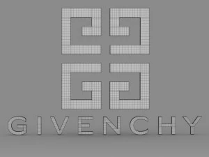 givenchy logo 3D Model