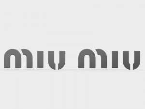 miu miu logo 3D Model