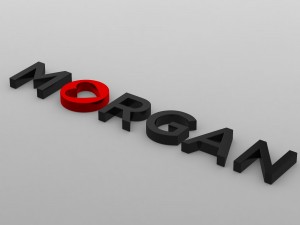 morgan logo 3D 模型