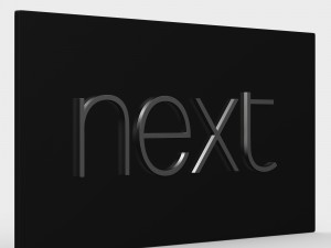 next logo 3D Model