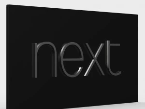 next logo 3D Model