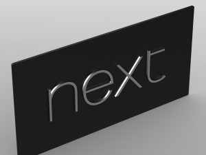 next logo 3D Model
