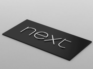 next logo 3D Model