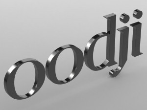 oodji logo 3D 모델