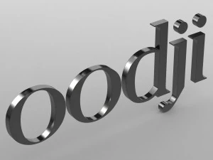 oodji logo 3D Model
