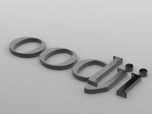 oodji logo 3D 모델