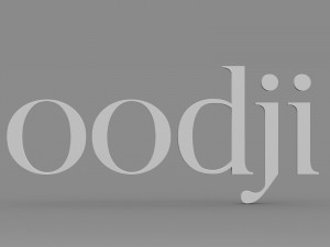 oodji logo 3D 모델