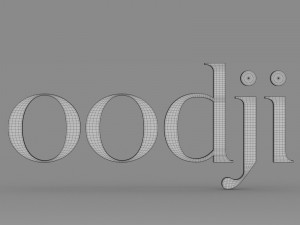oodji logo 3D 모델