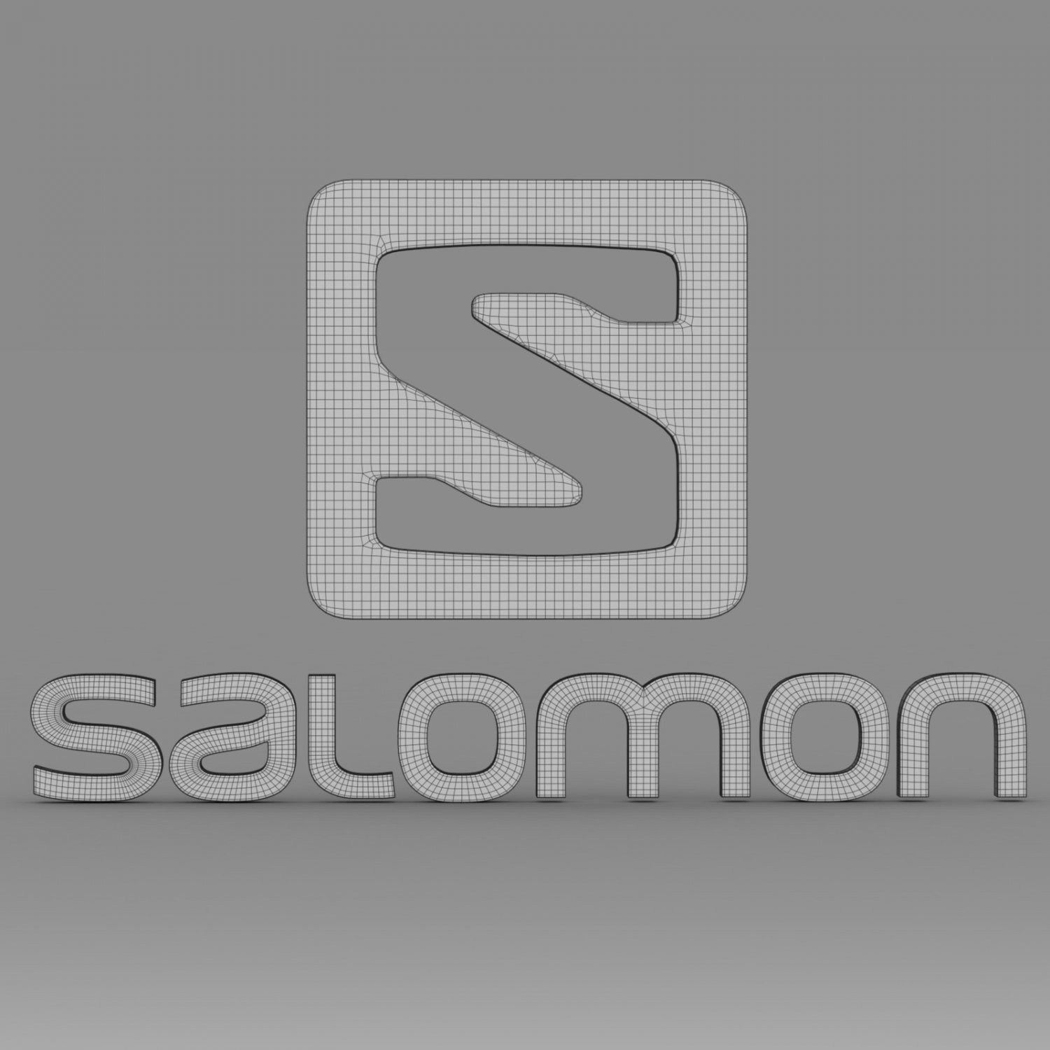afvoer Terughoudendheid periodieke salomon logo 3D Model in Kleding 3DExport