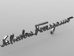logo Salvatore Ferragamo Model 3D