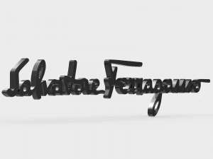 salvatore ferragamo logo 3D Model