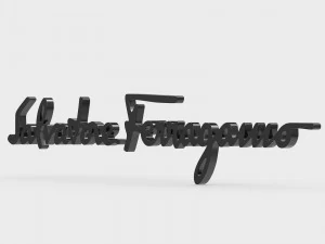 salvatore ferragamo logo 3D Model