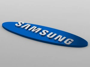 सैमसंग लोगो 3D मॉडल