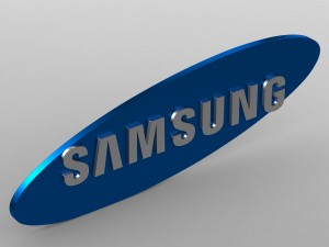 samsung logo Modelo 3D