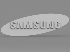 samsung logo Modelo 3D