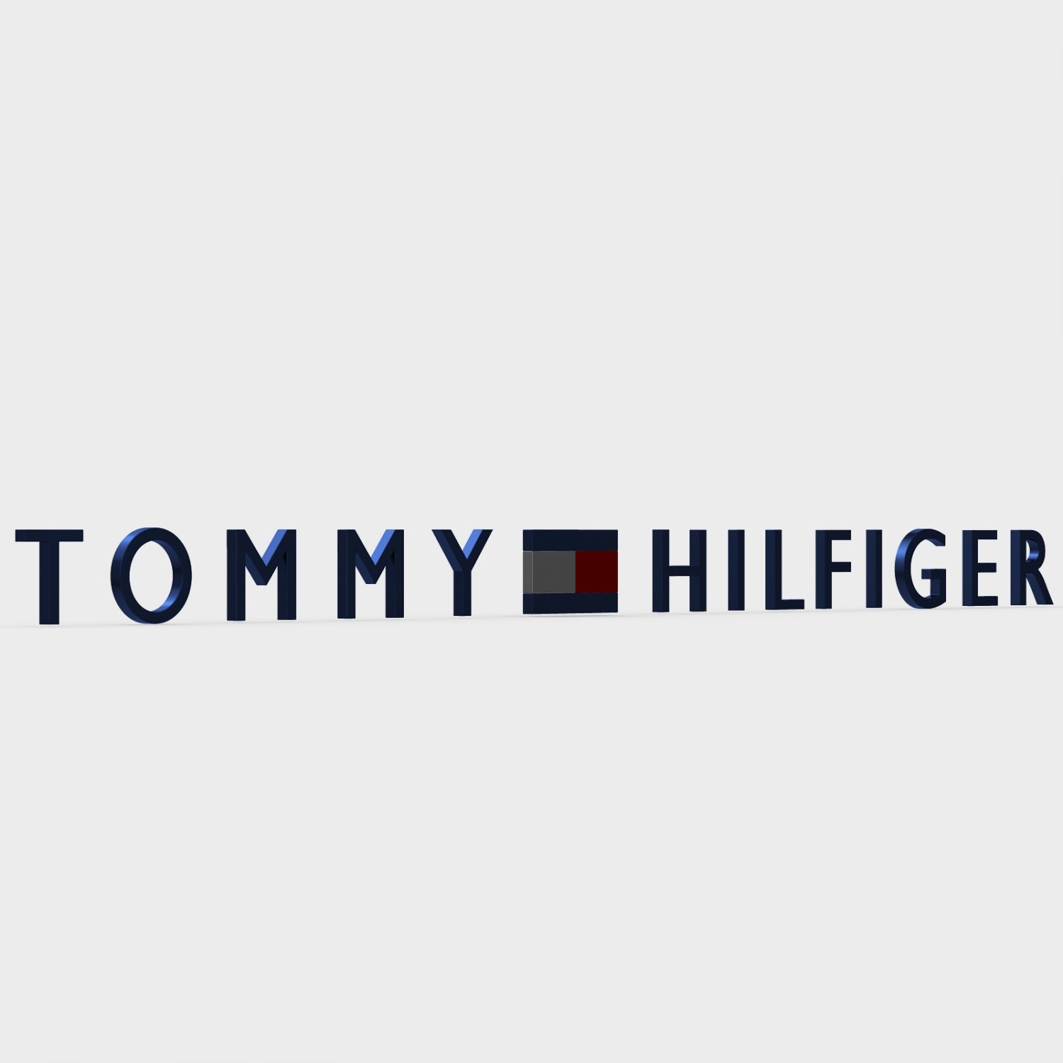 Tommy hilfiger logo 3D Model in Clothing 3DExport