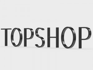 topshop logo 3D Model