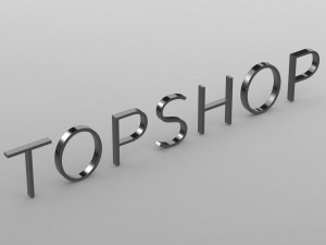 topshop logo 3D Model