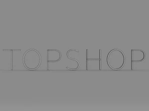 topshop logo 3D Model