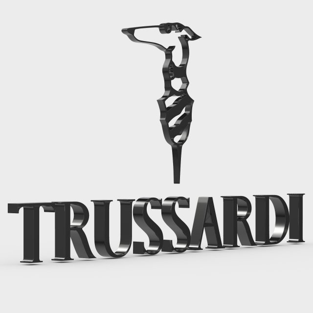 Trussardi Logo 3D Модель In Одежда 3DExport
