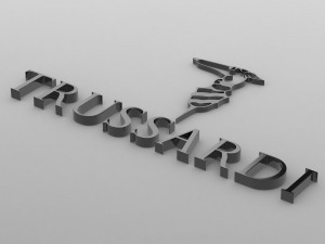 trussardi logo 3D Model