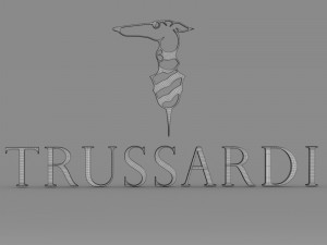 trussardi logo 3D Model